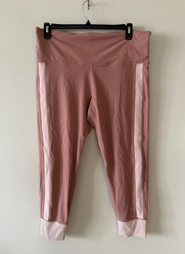 Athleta Elation Rib Trim 7/8 Tight Palermo Pink/ Orchid Pink 2X - $22 -  From Kim