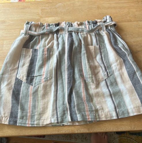 American Eagle Linen Paper Bag Skirt Size L - $11 - From Sydney