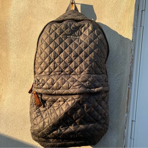 MZ Wallace REC METRO CITY GRAY QUILTED SOFT NYLON BACKPACK - $71 - From lulu