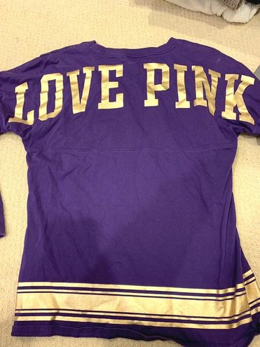 PINK Victoria's Secret, Tops, Vs Pink Baltimore Ravens Shirt Lot Of 2 Shirts  Tshirt T Small S Sm Purple