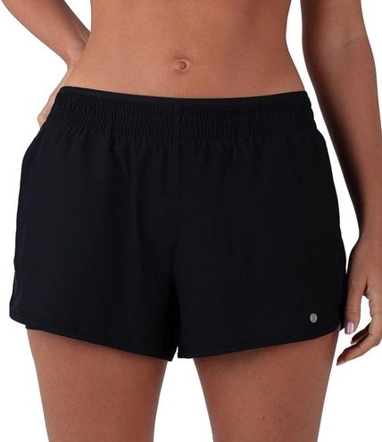 Layer 8 Women's Knit and Woven Quick Dry Two in One Running Yoga Work Out  Short with Compression Shorts Underneath Black Size M - $17 (41% Off  Retail) - From Rosa