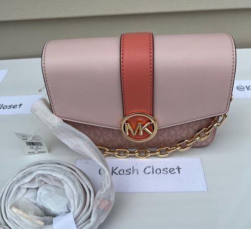 Michael Kors Carmen Small Monogram Flap Crossbody - Sherbert Multiple -  $189 (57% Off Retail) New With Tags - From Kash