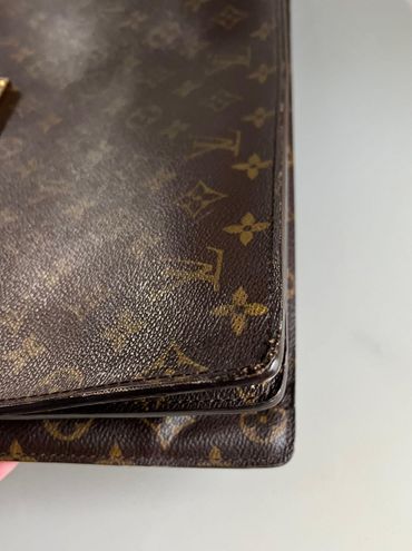 Louis Vuitton Serviette Fermoir Tan - $452 - From Fancy