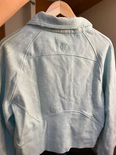 Lululemon Scuba Oversized Funnel Neck Shirt Heathered Delicate