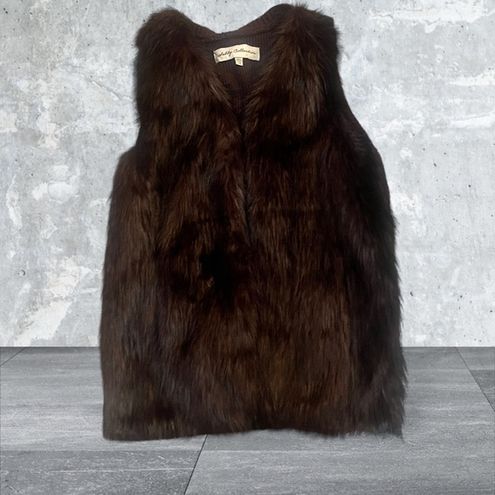 Sebby collection store fur vest