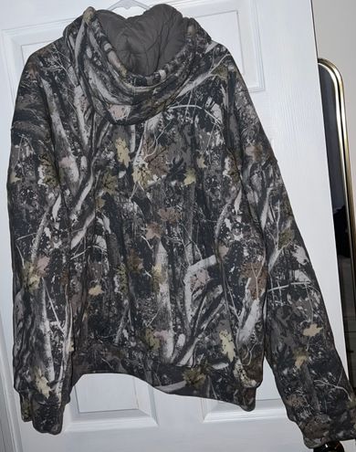 Abercrombie & Fitch Essential quilted full-zip camo hoodie Size XL