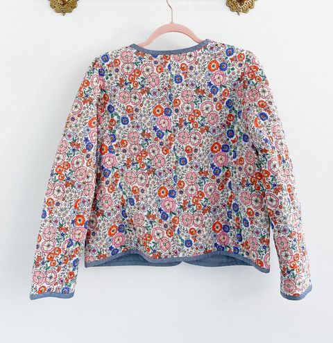 Talbots Coastal Grandma Enchanting Blooms Floral Quilted Jacket Multi Size  10P - $25 (86% Off Retail) - From Sydney