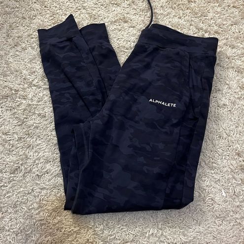 Alphalete blue camo joggers size large - $48 - From Ava