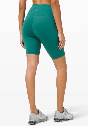 Lululemon Wunder Train High Rise Short 8 Teal Lagoon Size 2 - $45 New With  Tags - From abbie