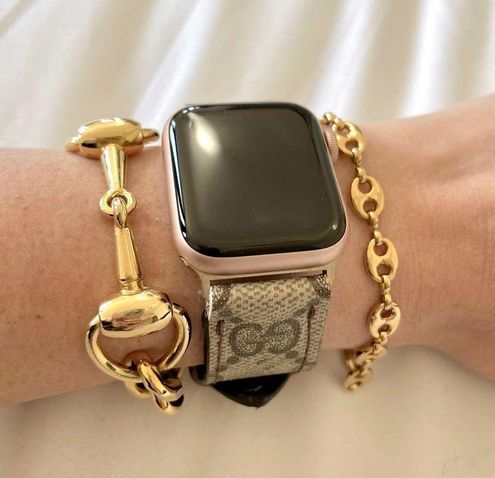 Upcycled GUCCI Apple Watch Band