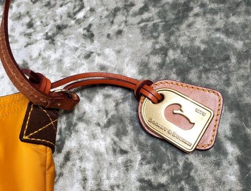 Dooney & Bourke Nylon Yellow Crossbody Pouchette - $55 - From Denise