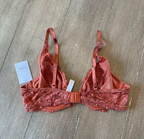 Auden NEW Lace Unlined Bra 34B Red Size 34 B - $8 (52% Off Retail