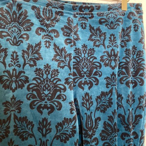 Chico's Zenergy Velour Printed Leggings EUC Sz 8/10 Stretchy Polyester  Women's - $29 - From Jess