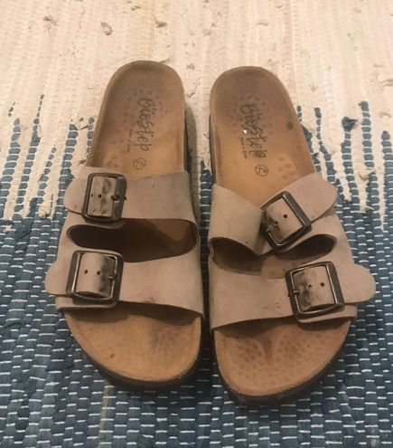 TJ Maxx Birkenstock Doops Tan Size 7.5 19 20 Off Retail