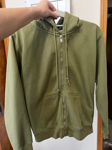 Brandy Melville Christy Hoodie (matcha-grün)