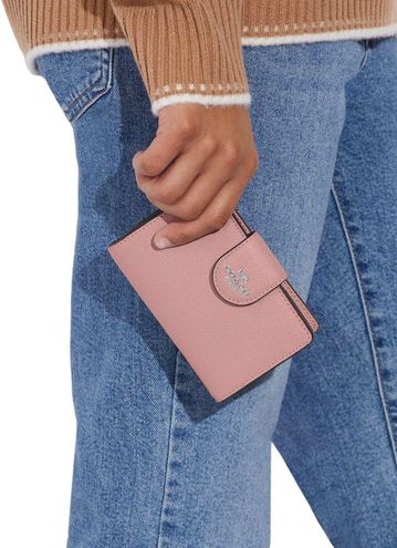 Coach Medium Corner Zip Wallet, Pink