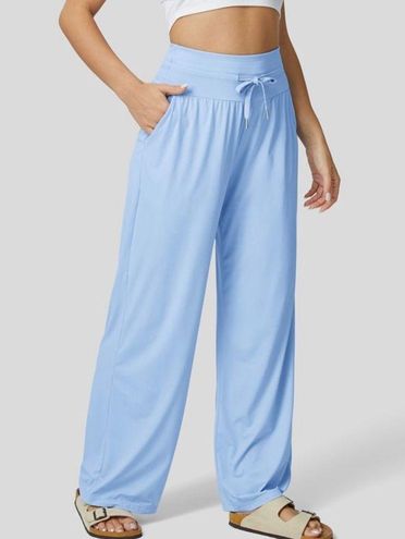 Halara High Waisted Drawstring Side Pocket Wide Leg Cool Touch Casual Pants  Size M - $36 New With Tags - From Sharla