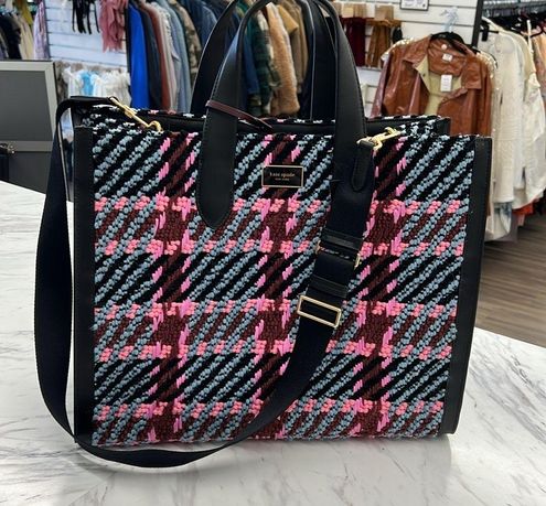 Houndstooth Pattern Tote Bag Classic Retro Satchel Purse Top - Temu  Australia