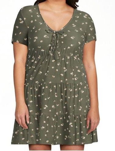 No Boundaries floral tiered lace up babydoll dress Size undefined - $19 -  From Valerie