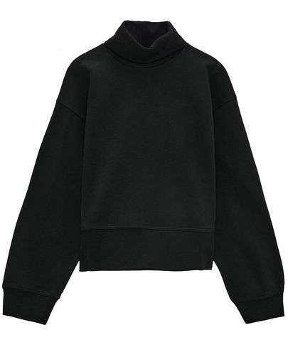 High neck sweatshirt zara new arrivals