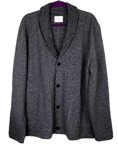 Billy Reid Dark Grey Mouline Cardigan XXL 96 From Sunny