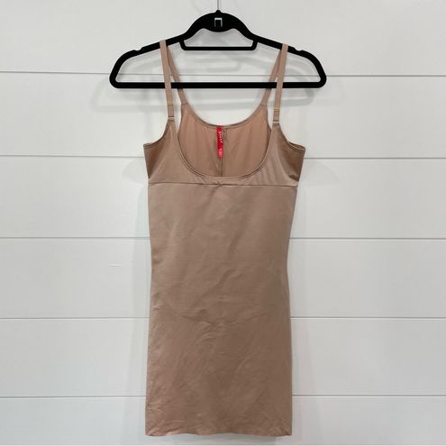 Spanx Smartgrip Open-Bust Full Slip Nude Large Tan - $85 - From Kealy