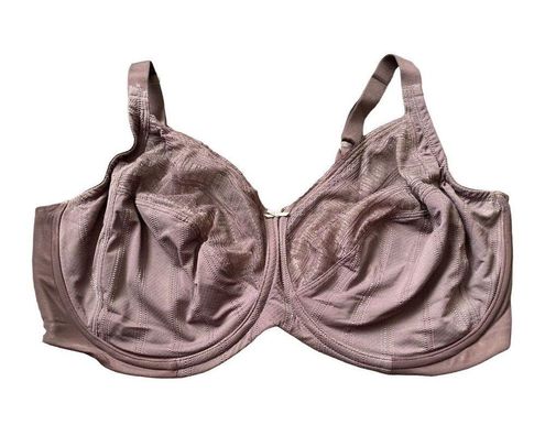 Lilyette Minimizer Bra 42DDSatin Unlined Cup Underwire Adjustable Strap  Taupe Size undefined - $11 - From Cashleys