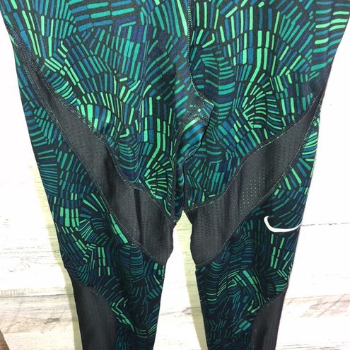 pro leggings Nike Pro hypercool tidal cropped leggings XS green