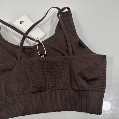 Women's Best NWT $35 [ Small ] Power Seamless Sports Bra in Dark Oak Brown  #5849 - $30 (14% Off Retail) New With Tags - From Naomi