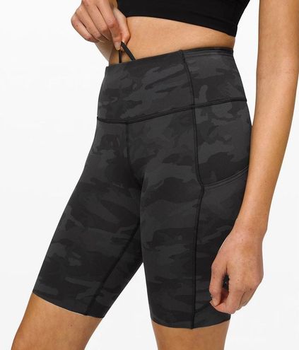 lululemon camo biker shorts