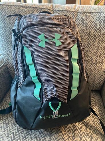 teal under armour backpack