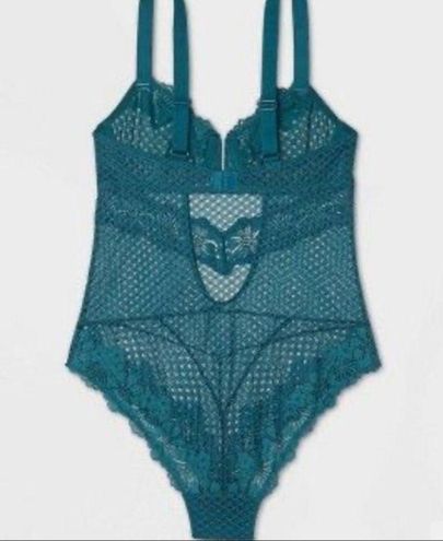 Auden green lace underwire bodysuit S - $18 - From Angela