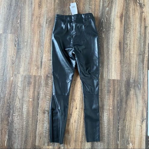 H&M Faux Leather Leggings Black Size 4 - $21 New With Tags - From