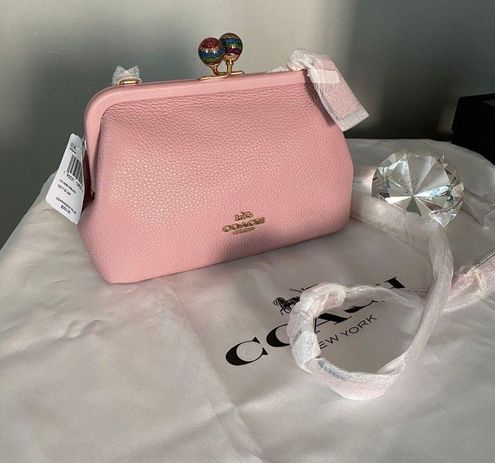 COACH Kisslock Coin Purse in Pink