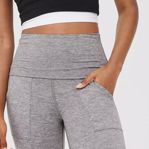 Aerie hip hugger fold over flare leggings Gray Size XXS - $40 (20