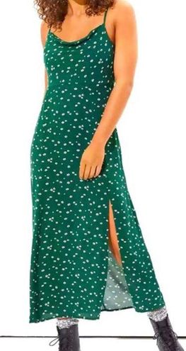 ae cowl neck midi slip dress