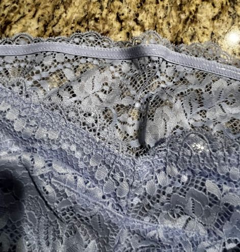 Lacey Looks Light Blue Lace Bandeau