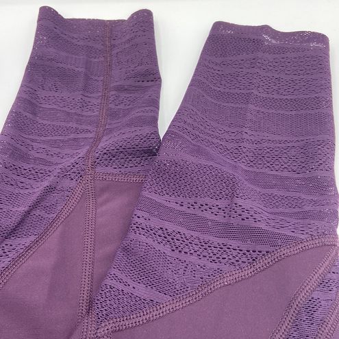 Victoria's Secret PINK SPORT Total Knockout Tight Leggings Sz Small Purple  Lace - $28 - From Jennifer