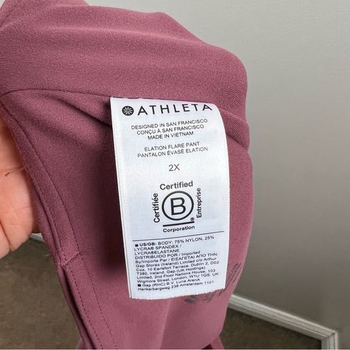 Athleta Elation Flare Pant 2X High Rise Athletic Yoga Workout