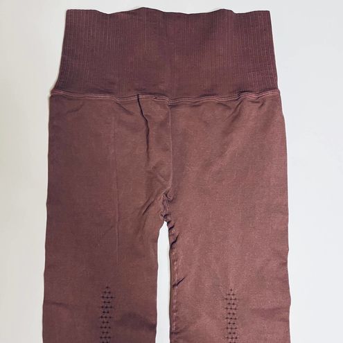 Free People Movement High Rise 7/8 Length Good Karma Leggings Size Medium/ Large Brown - $49 - From Adrienne