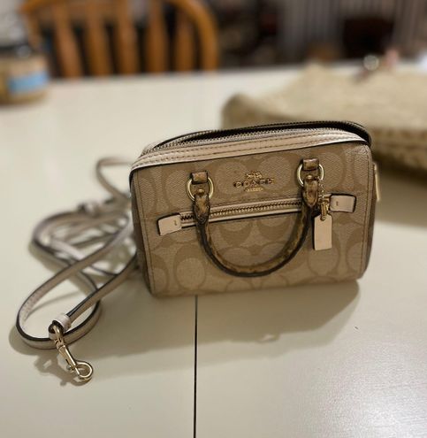 Coach Mini Rowan Crossbody In Signature Canvas - $85 (71% Off Retail) -  From Melodie