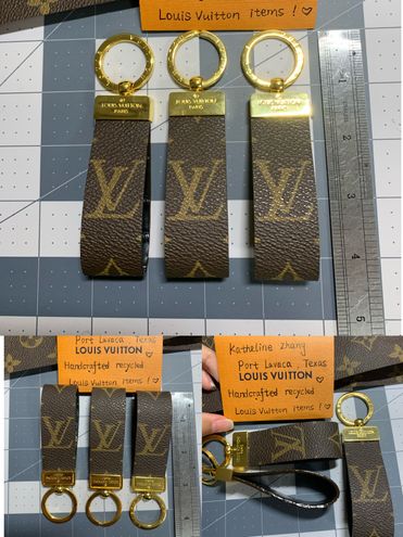 Louis Vuitton Recycled Monogram Key Ring/ Key Fob Brown - $75