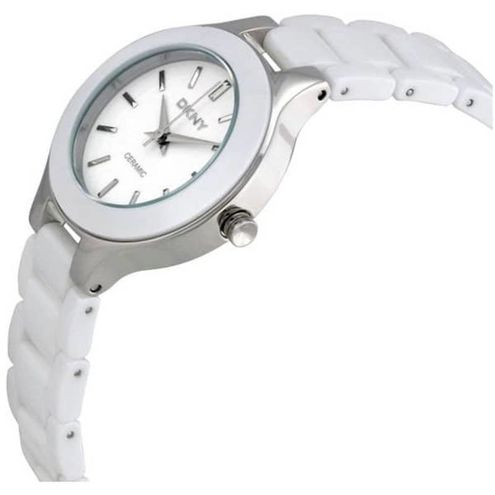 Dkny white watch ceramic discount