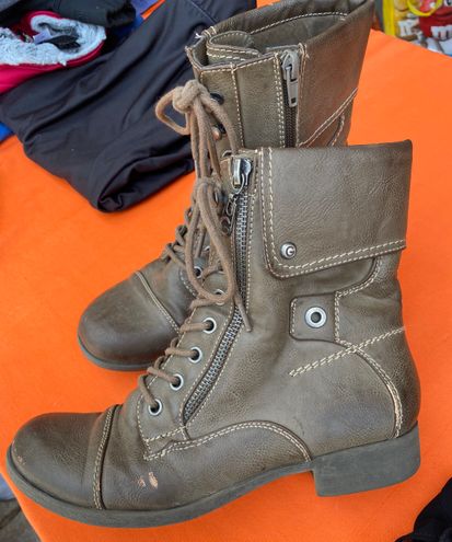kohls combat boots