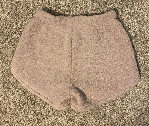 Gilly Hicks Sherpa Shorts Tan Size XS 16 33 Off Retail