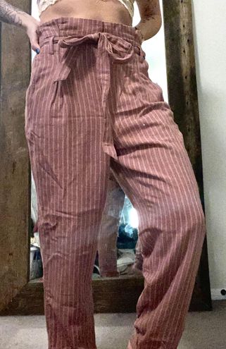 Pink Striped Pants 