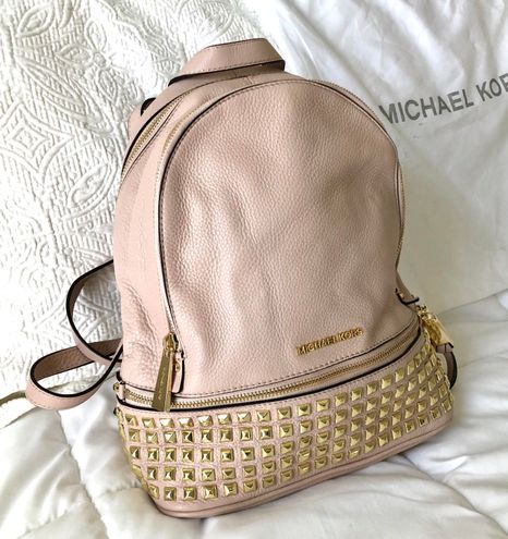 Michael Kors Studded Backpack Pink Leather New - $75 (79% Off Retail) New  With Tags - From Page