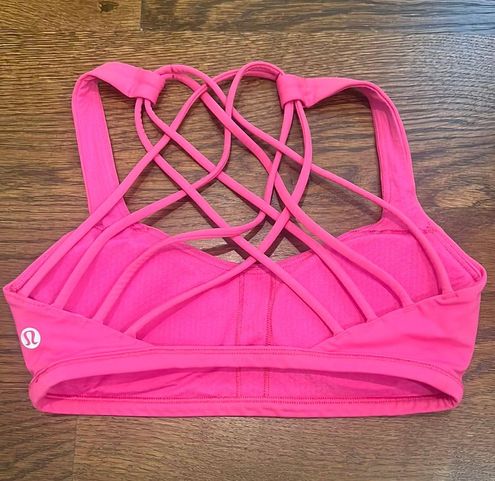 Lululemon SONIC PINK sports bra lulu Size XS - $40 (16% Off Retail