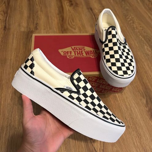 Vans off the wall clearance checkerboard shoes