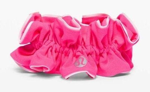 Lululemon Light Locks Scrunchie Pink Highlighter NWT - $19 New With Tags -  From Marie